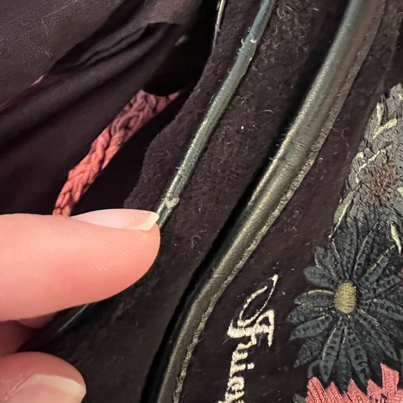Juicy Couture Y2K Vintage Black Floral Shoulder Bag - Picture 12 of 14